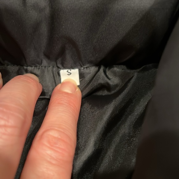 Muji, Black Puffer Quilted Jacket, Size Small - Picture 3 of 7